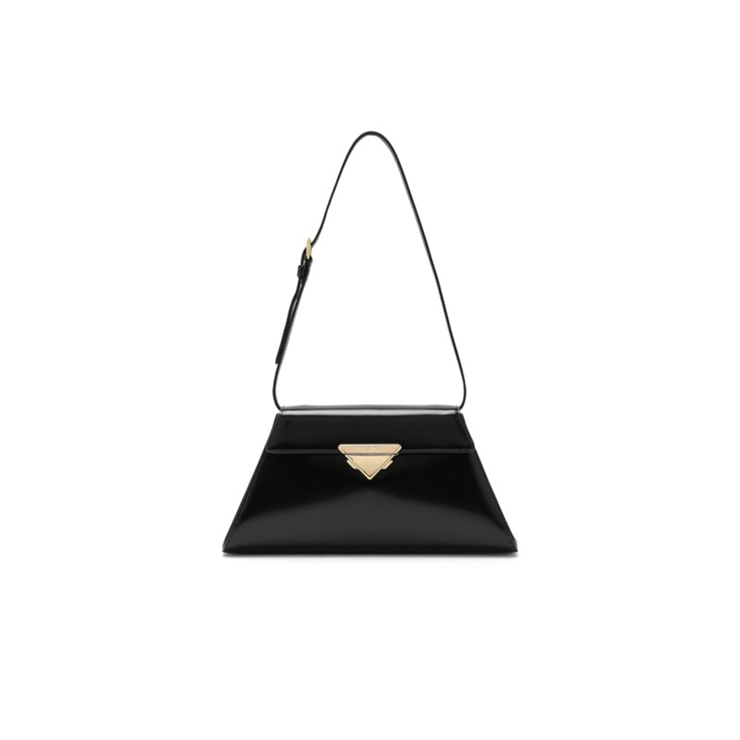 PRADA BRUSHED LEATHER HANDBAG 1BD343 (28.5*14*7cm)